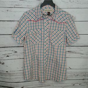 Bit & Bridle Plaid Western Shirt
